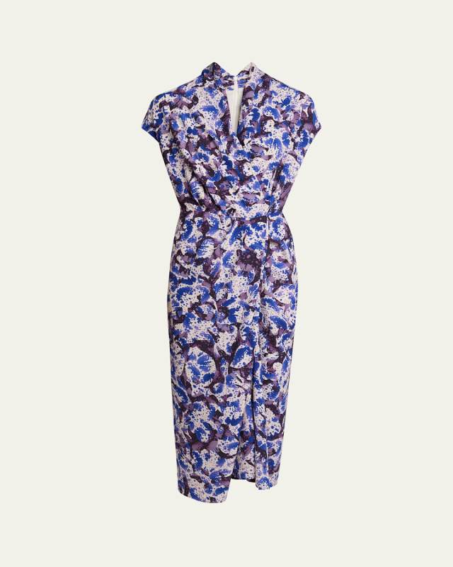 Dilian Printed Midi Dress